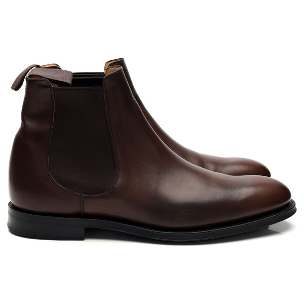 Amberley' Dark Brown Leather Chelsea Boot UK F Abbot's Shoes
