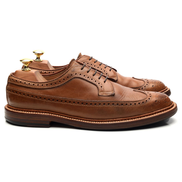 97870 Brown Leather Derby Brogues UK 8 US 8.5 D Abbot s Shoes