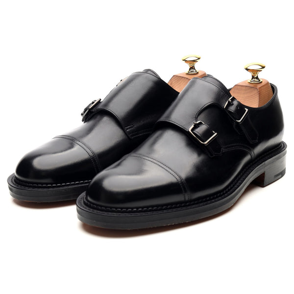 靴 John Lobb Matta Black Monk Strap shoes John Lobb Matta Black Monk Strap shoes 'William' Black Leather