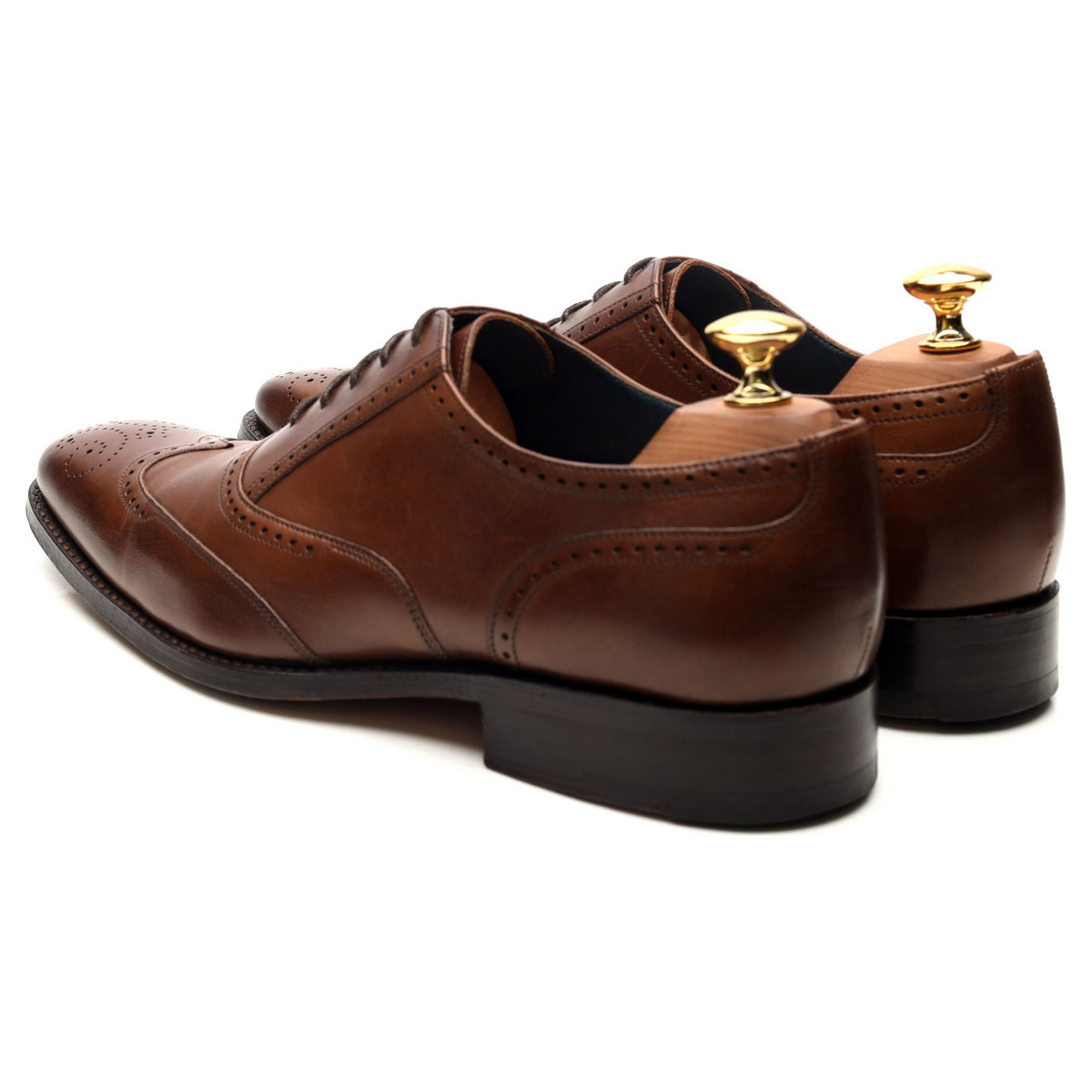 &#39;Johnny&#39; Brown Leather Brogues UK 7.5 F