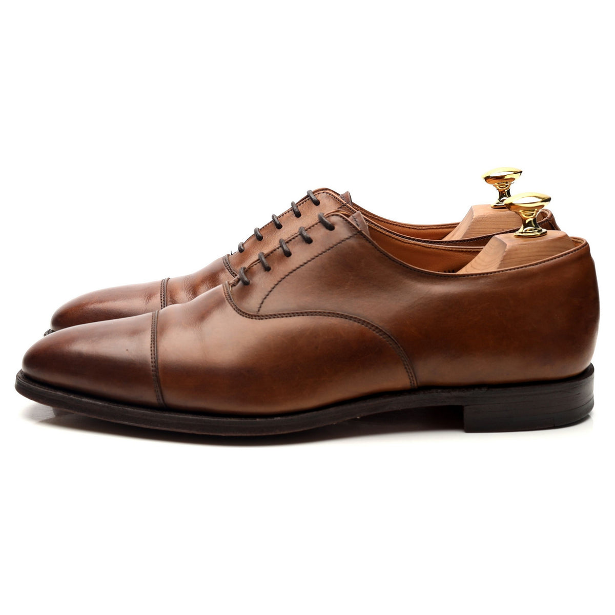 &#39;Hallam&#39; Brown Leather Oxford UK 6.5 E