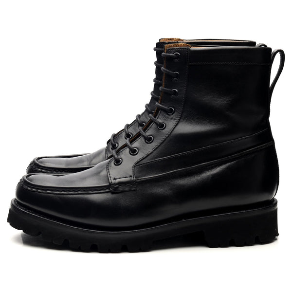 Gulliver' Black Leather Boots UK G Abbot's Shoes