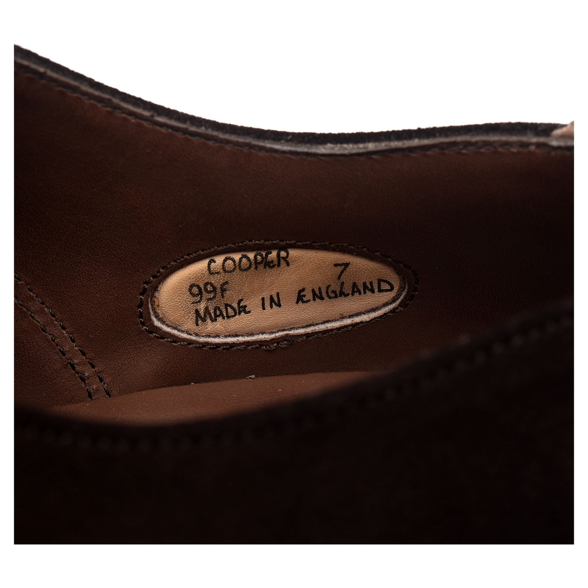 &#39;Cooper&#39; Brown Leather Double Monk Strap UK 7 F