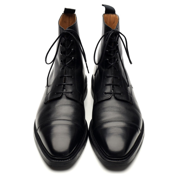 Northcote' Black Leather Boots UK E Abbot's Shoes