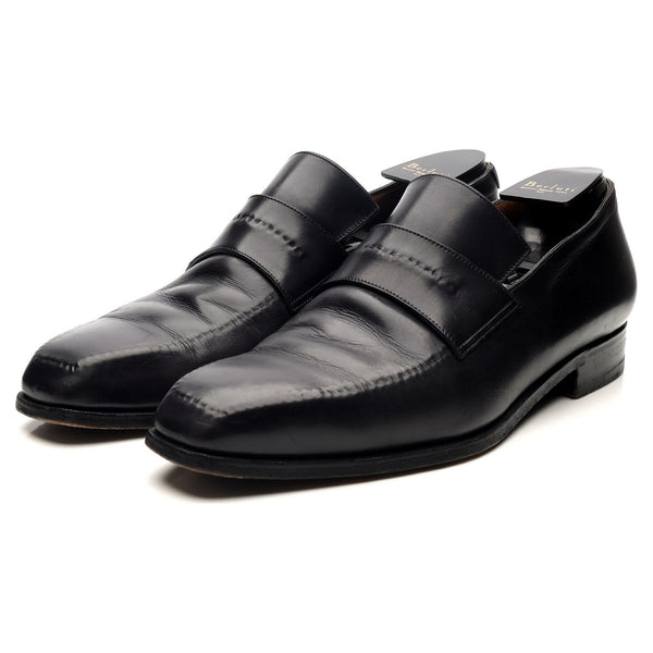 Black Leather Loafers UK 10 - Abbot's Shoes
