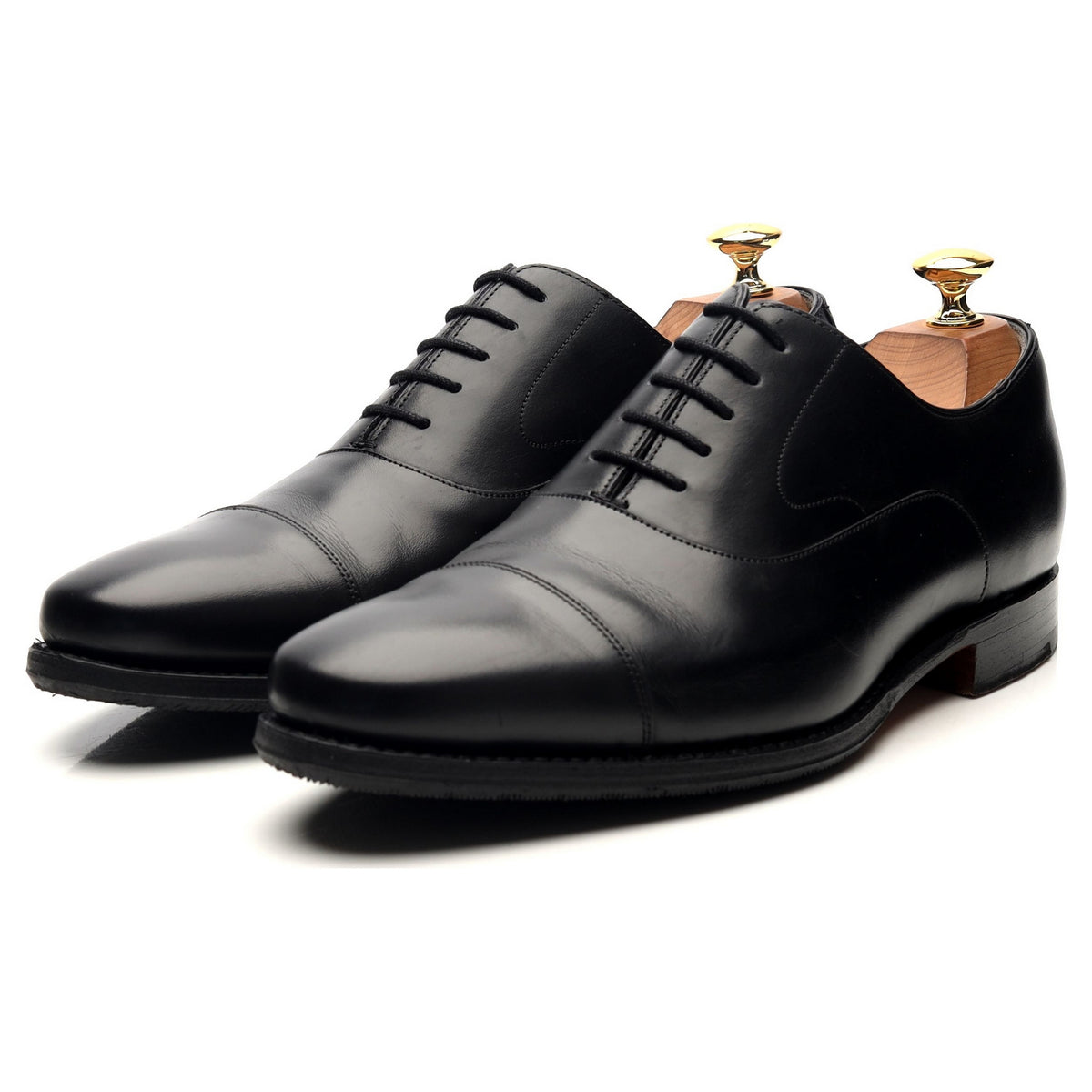 &#39;Wright&#39; Black Leather Oxford UK 6.5 FX