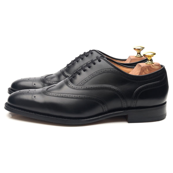 'Longton' Black Leather Brogues UK 7 F