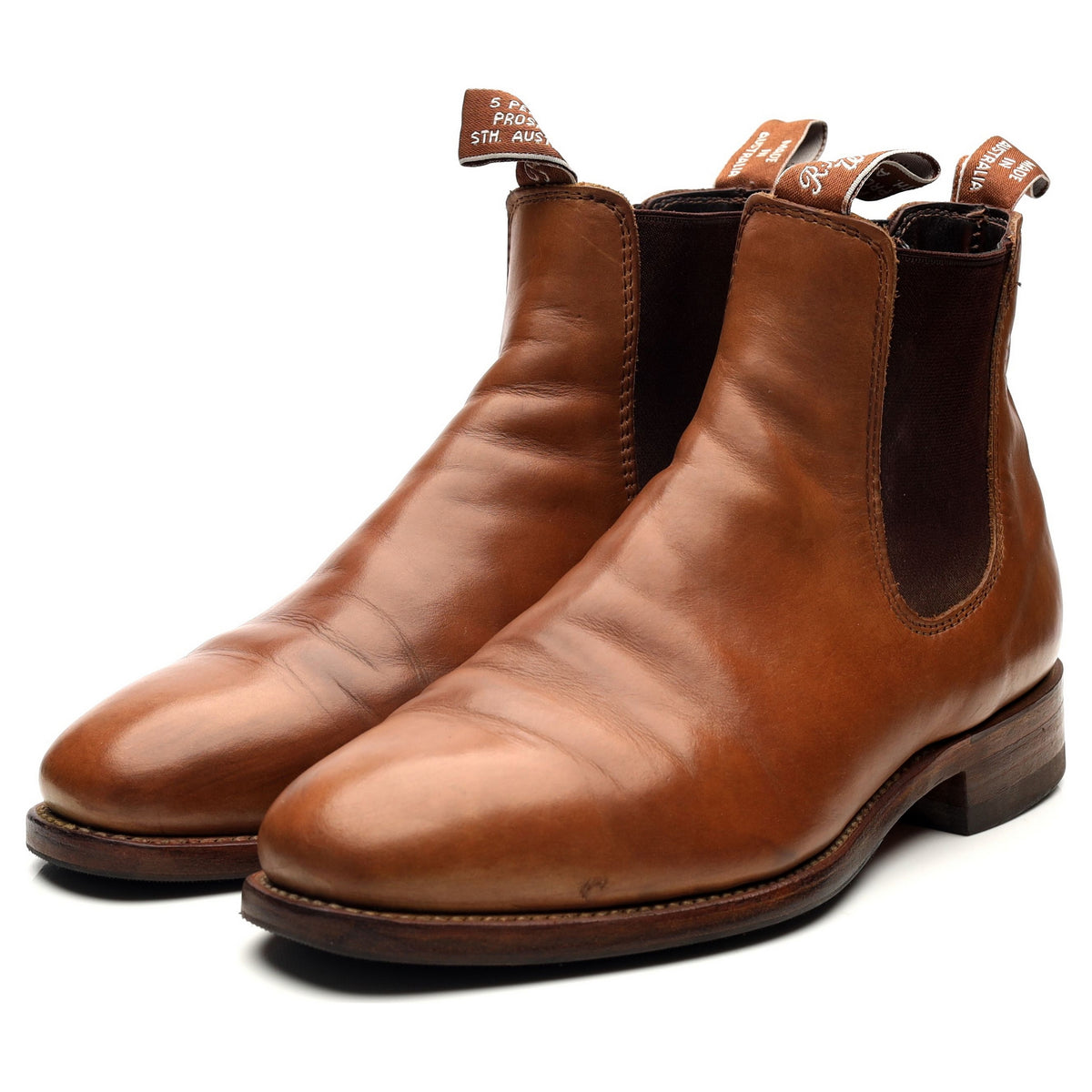 Women&#39;s &#39;Comfort Macquarie&#39; Brown Leather Chelsea Boots UK 7 G