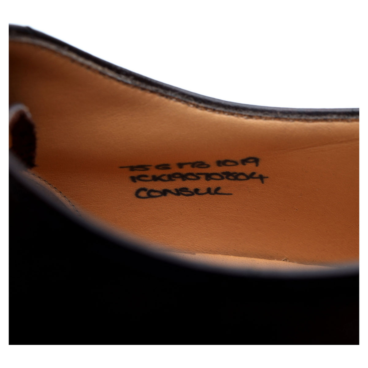 &#39;Consul&#39; Dark Brown Leather Oxford UK 7.5 G
