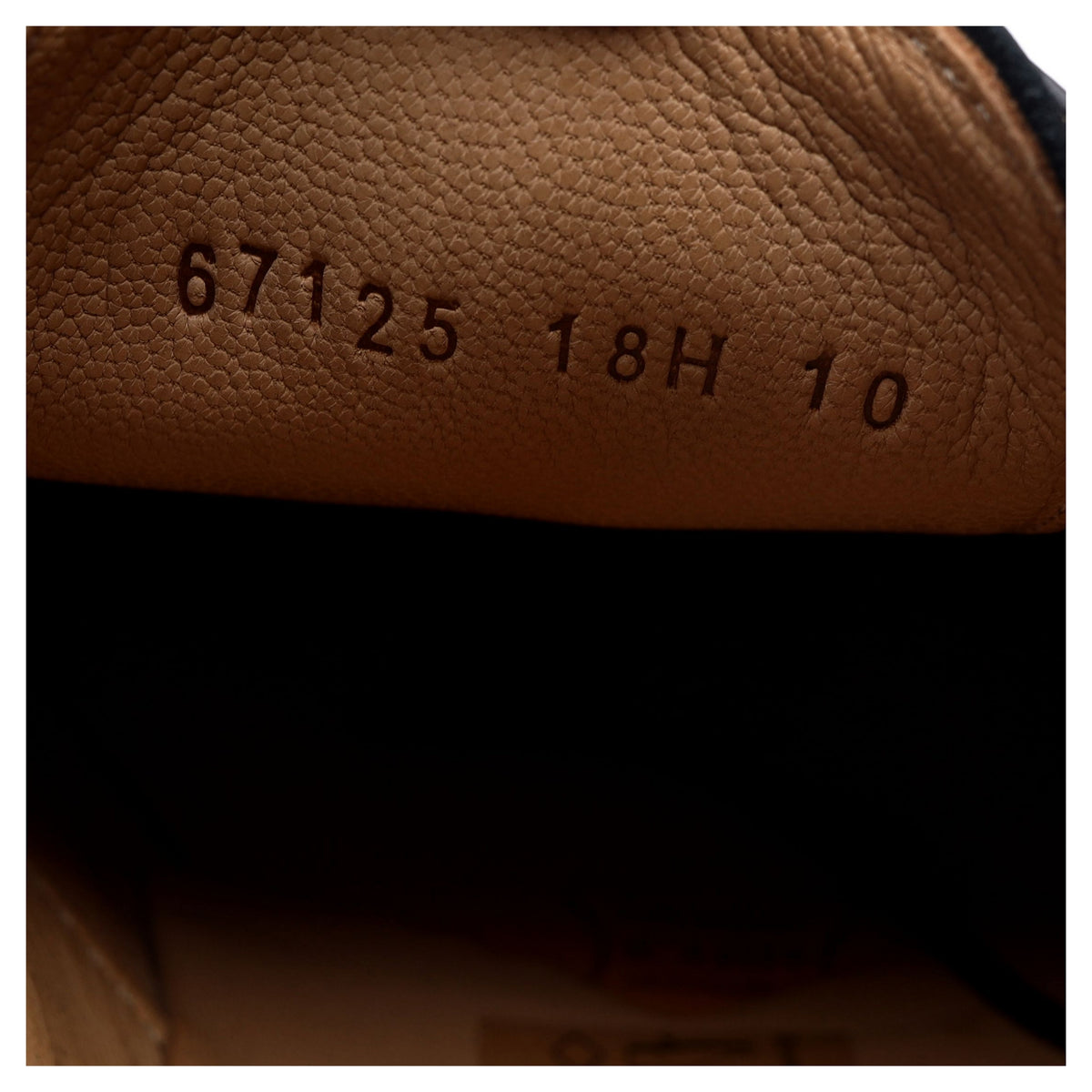 &#39;Rosseau&#39; Black Leather Split Toe Derby UK 10