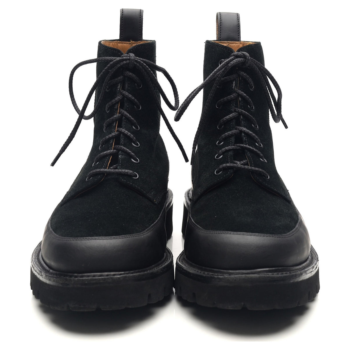 Black Leather Boots UK 6.5 G