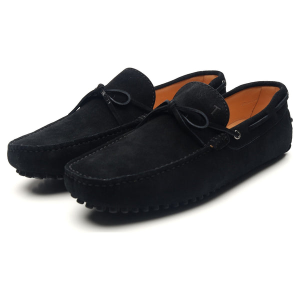 Mens black suede driving on sale shoes