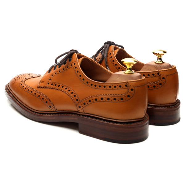 Loake1880 Chester 2 Tan サイズ 7F 1880 'Chester 2' Tan Brown Leather Derby Brogues UK 8 F