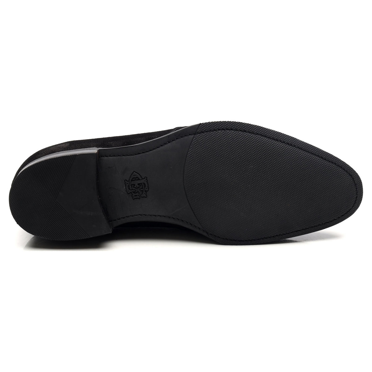 Black Suede Slip On Loafers UK 6.5 E