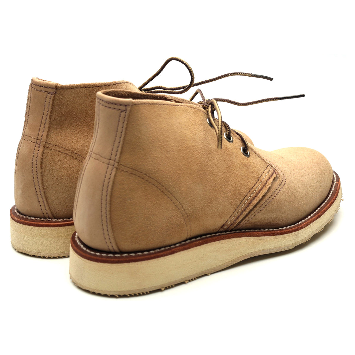 &#39;3143&#39; Sand Brown Suede Chukka Boots UK 6.5 US 7.5