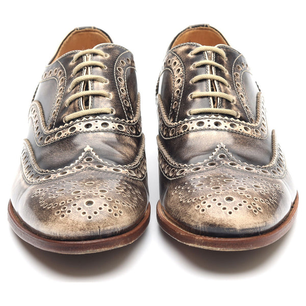 Women s Burwood WG Gold Leather Brogues UK 3.5 EU 36.5