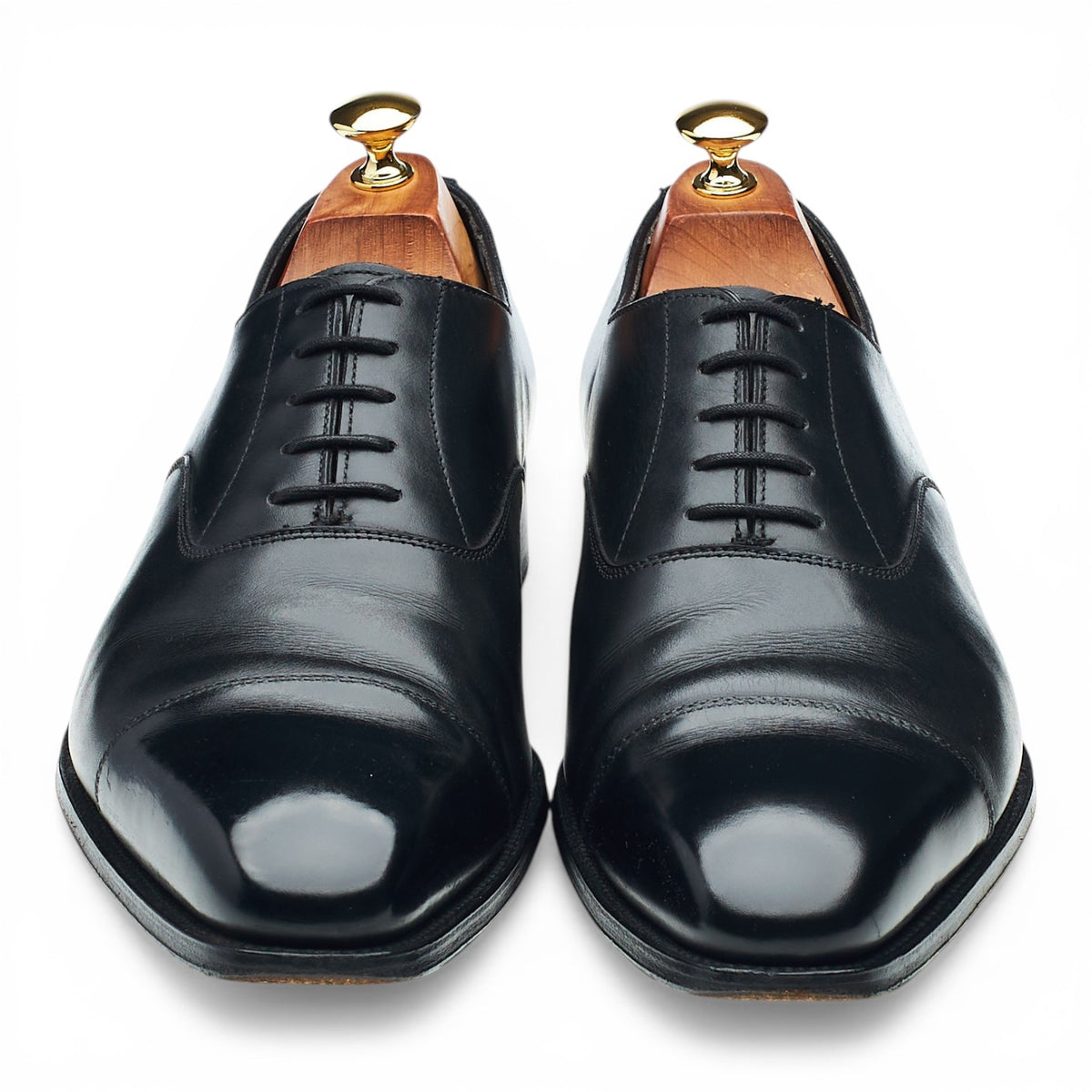 Kingsman Black Leather Oxford UK 10 E