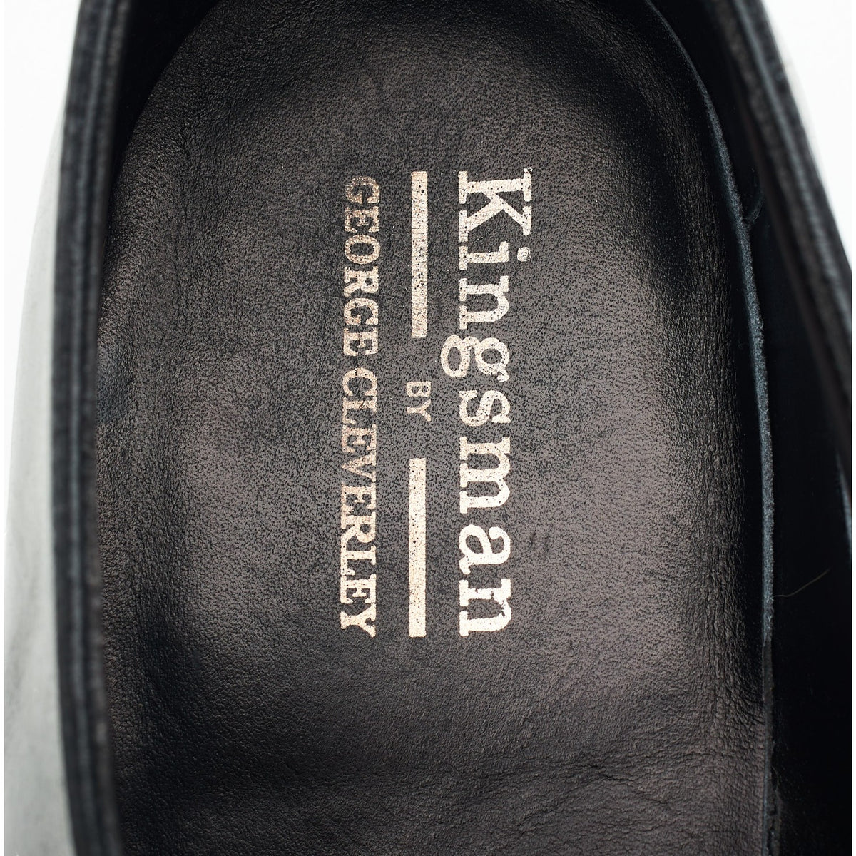 Kingsman Black Leather Oxford UK 10 E