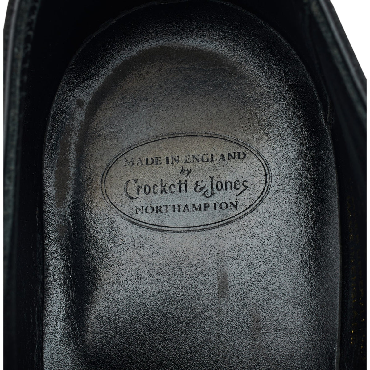 'Belgrave' Black Leather Oxford Brogues UK 9 E