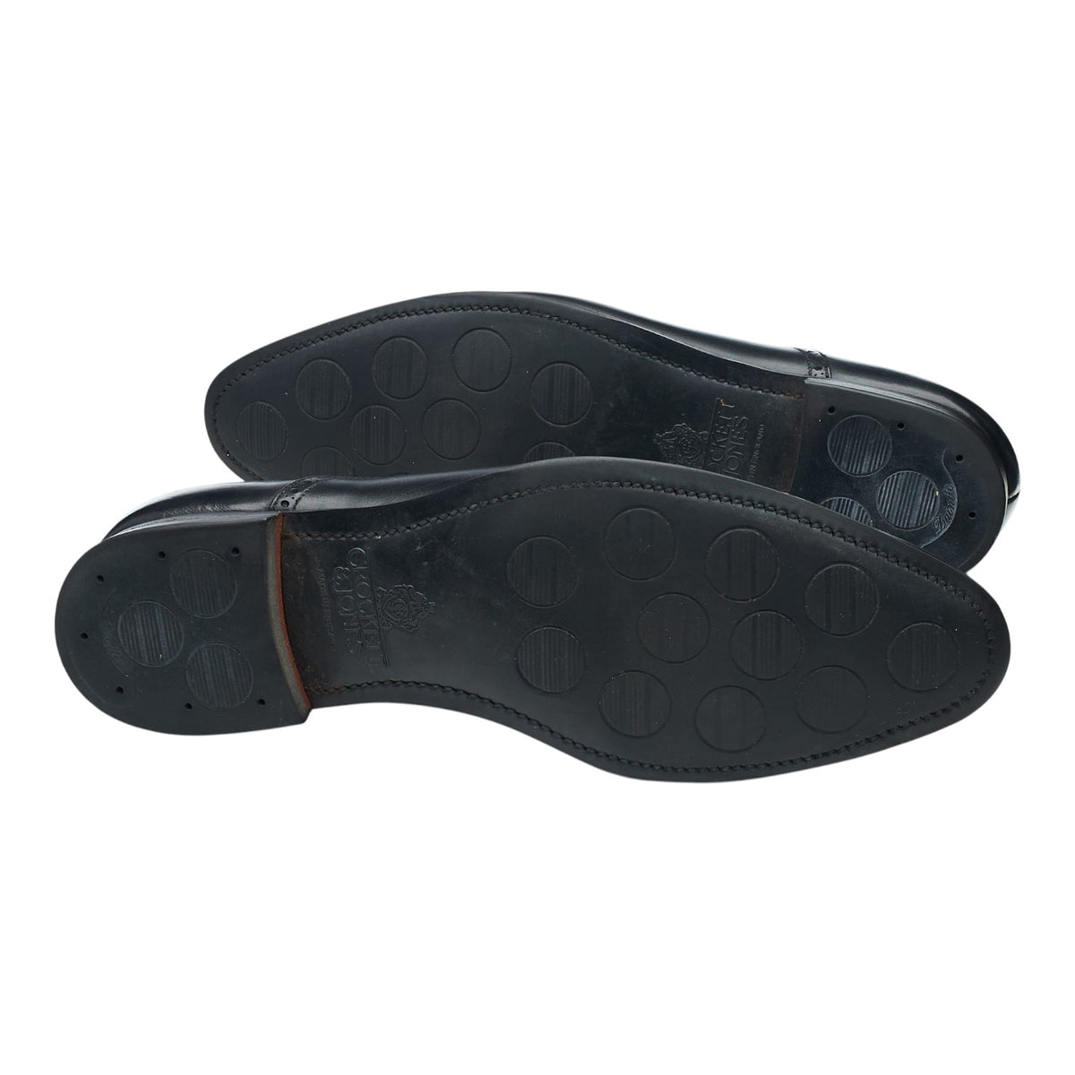 'Malton' Black Leather Oxford Brogues UK 9 E