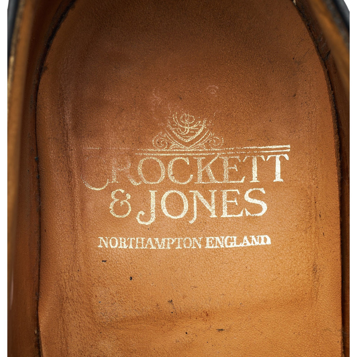 'Malton' Black Leather Oxford Brogues UK 9 E