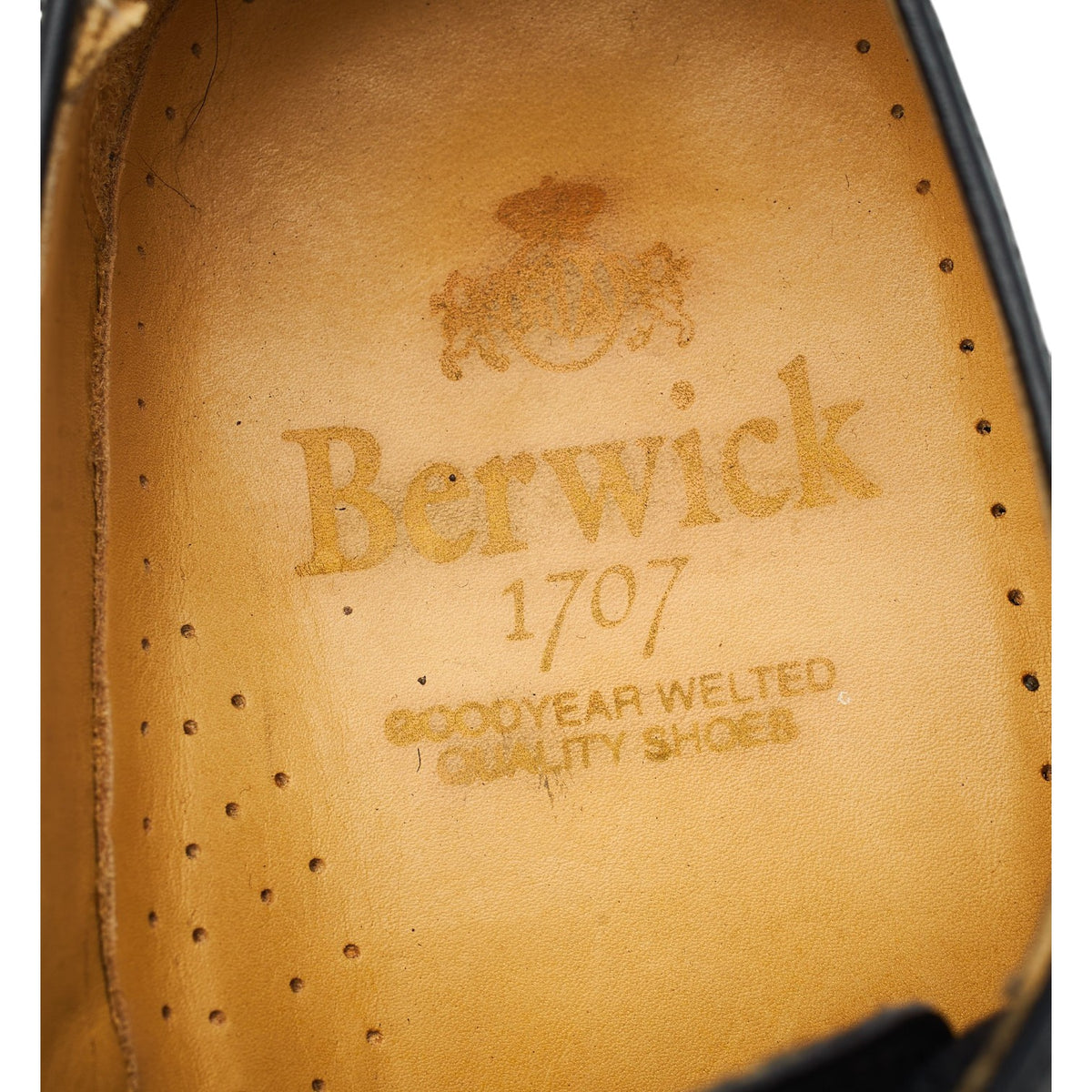 '3869' Black Leather Oxford UK 6