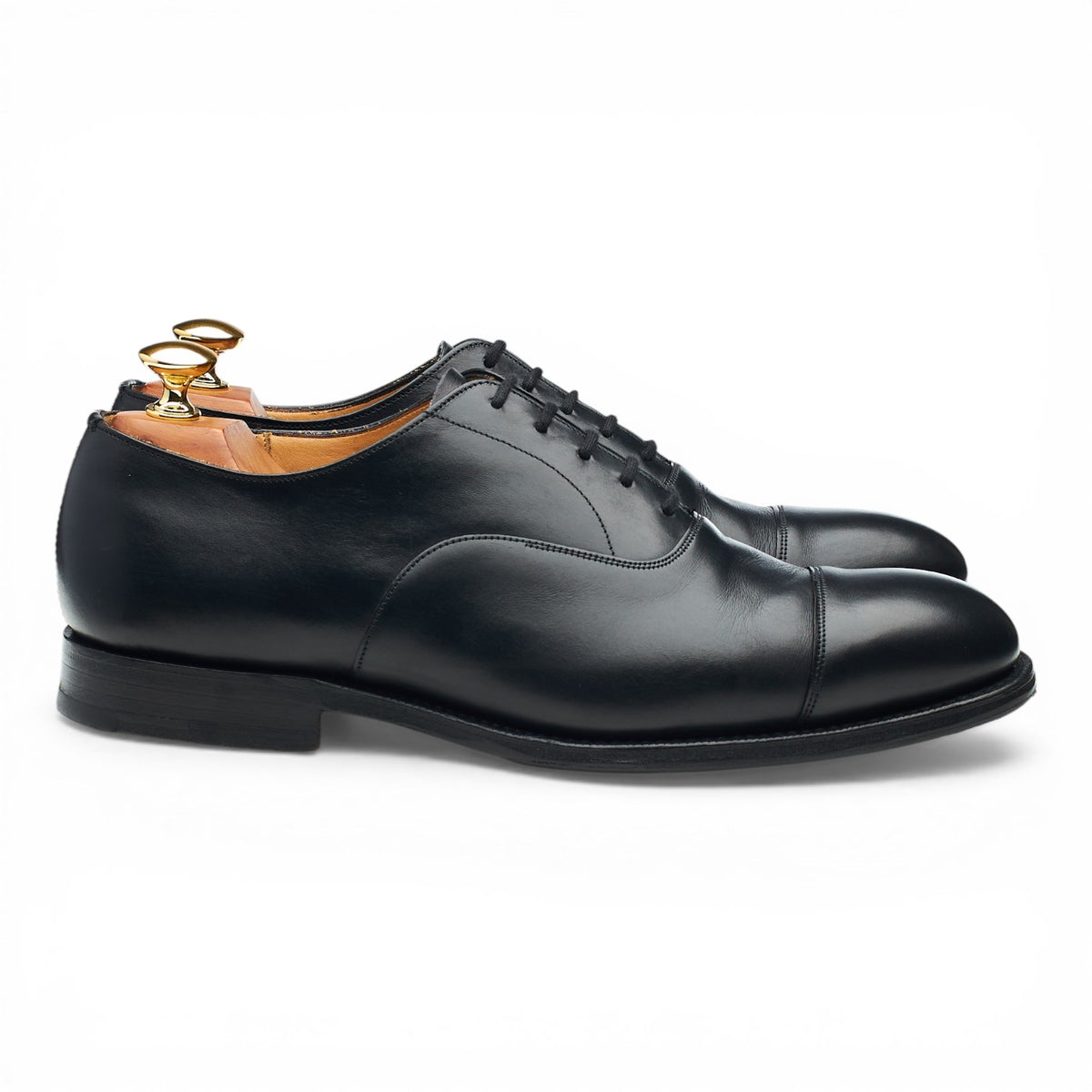 'Consul' Black Leather Oxford UK 6.5 G