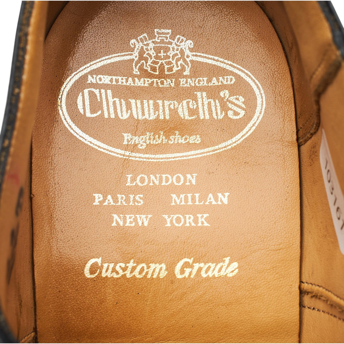 'Consul' Black Leather Oxford UK 6.5 G