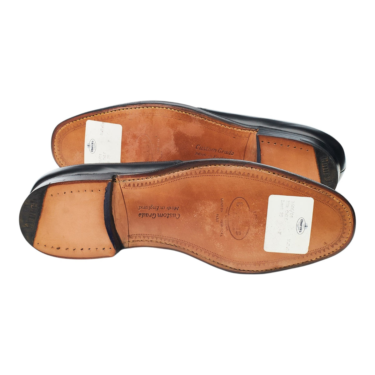 MTO Black Leather Oxford Brogues UK 8 F