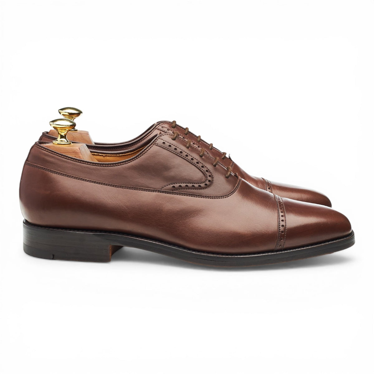 2000 Brown Leather Oxford Brogues UK 8 F