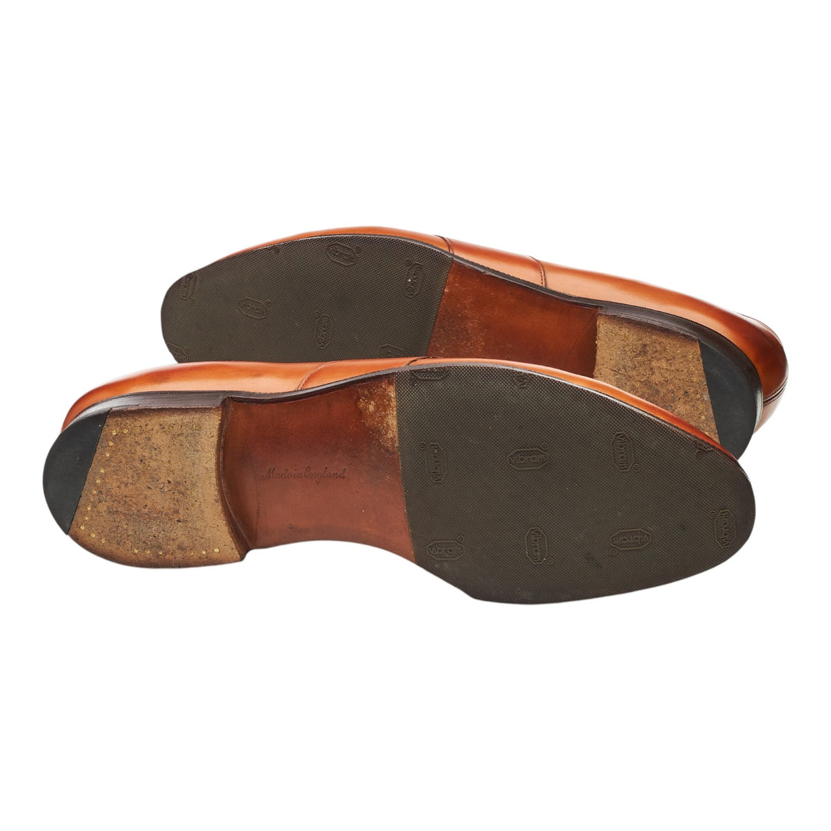 'Montpellier III' Tan Brown Leather Loafers UK 9.5 E