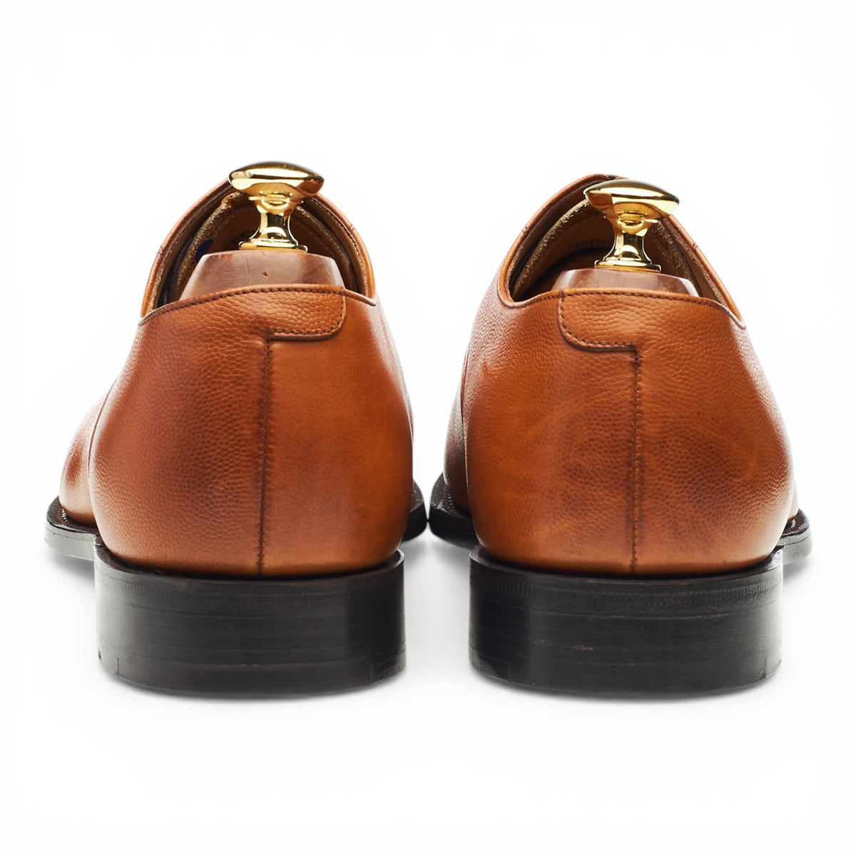 Royal Collection 'Henry' Tan Brown Leather Oxford UK 9.5 F