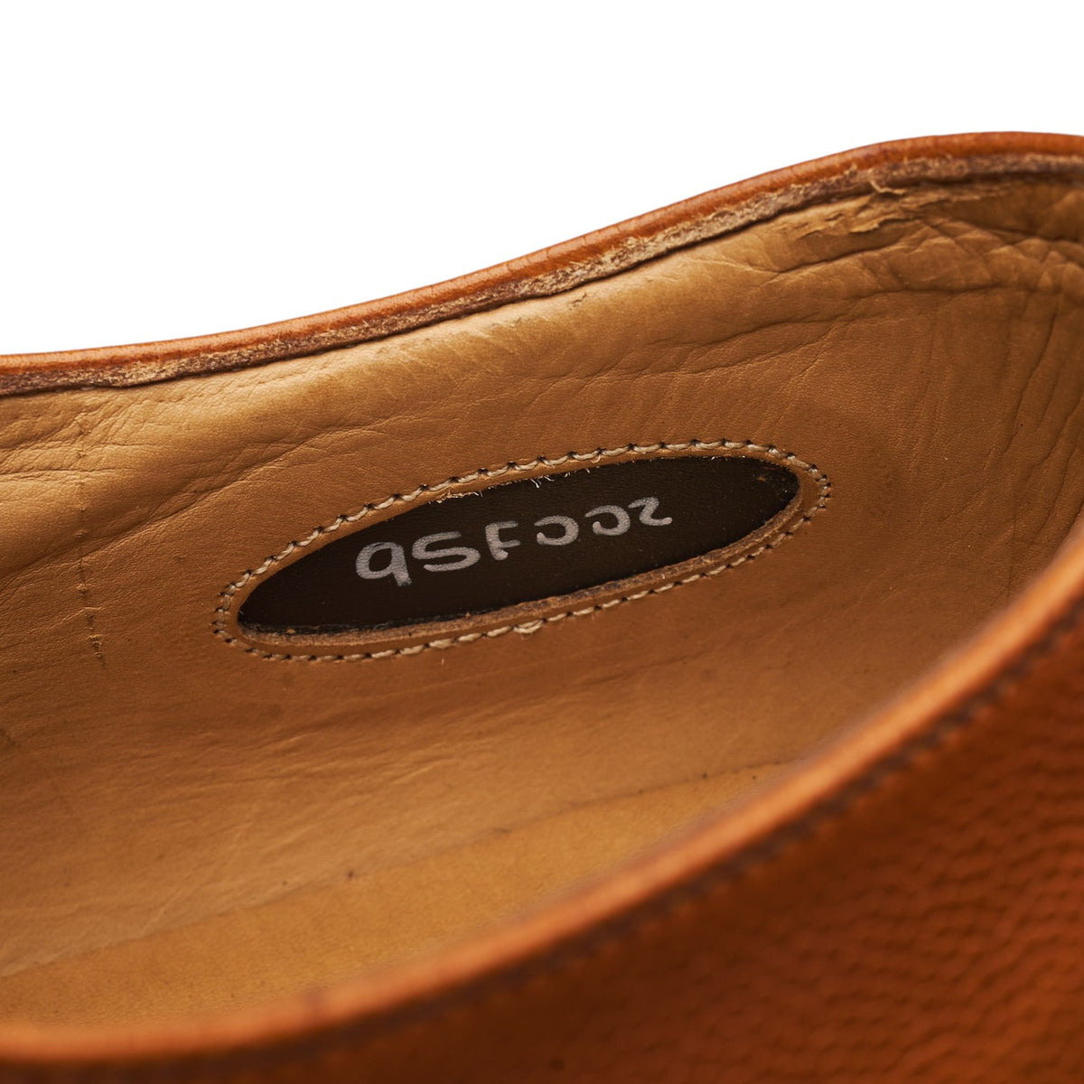 Royal Collection 'Henry' Tan Brown Leather Oxford UK 9.5 F