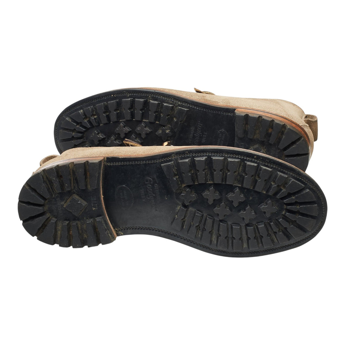 'Hiker' Stone Brown Suede Boots UK 8.5