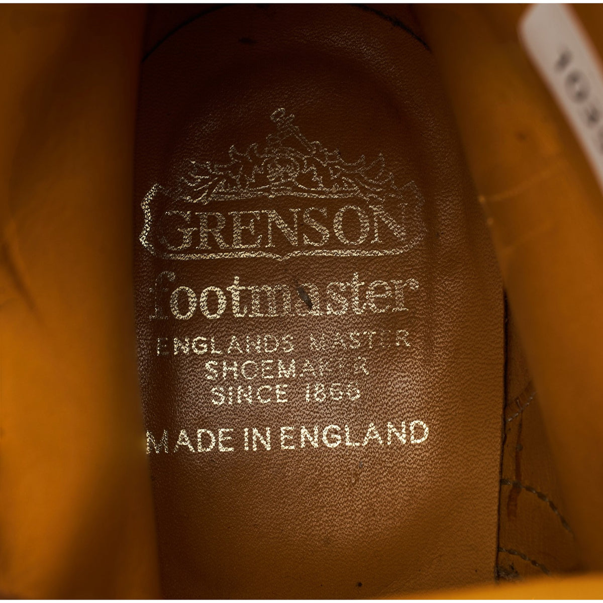 Vintage Tan Brown Grain Leather Brogue Boots UK 7 G