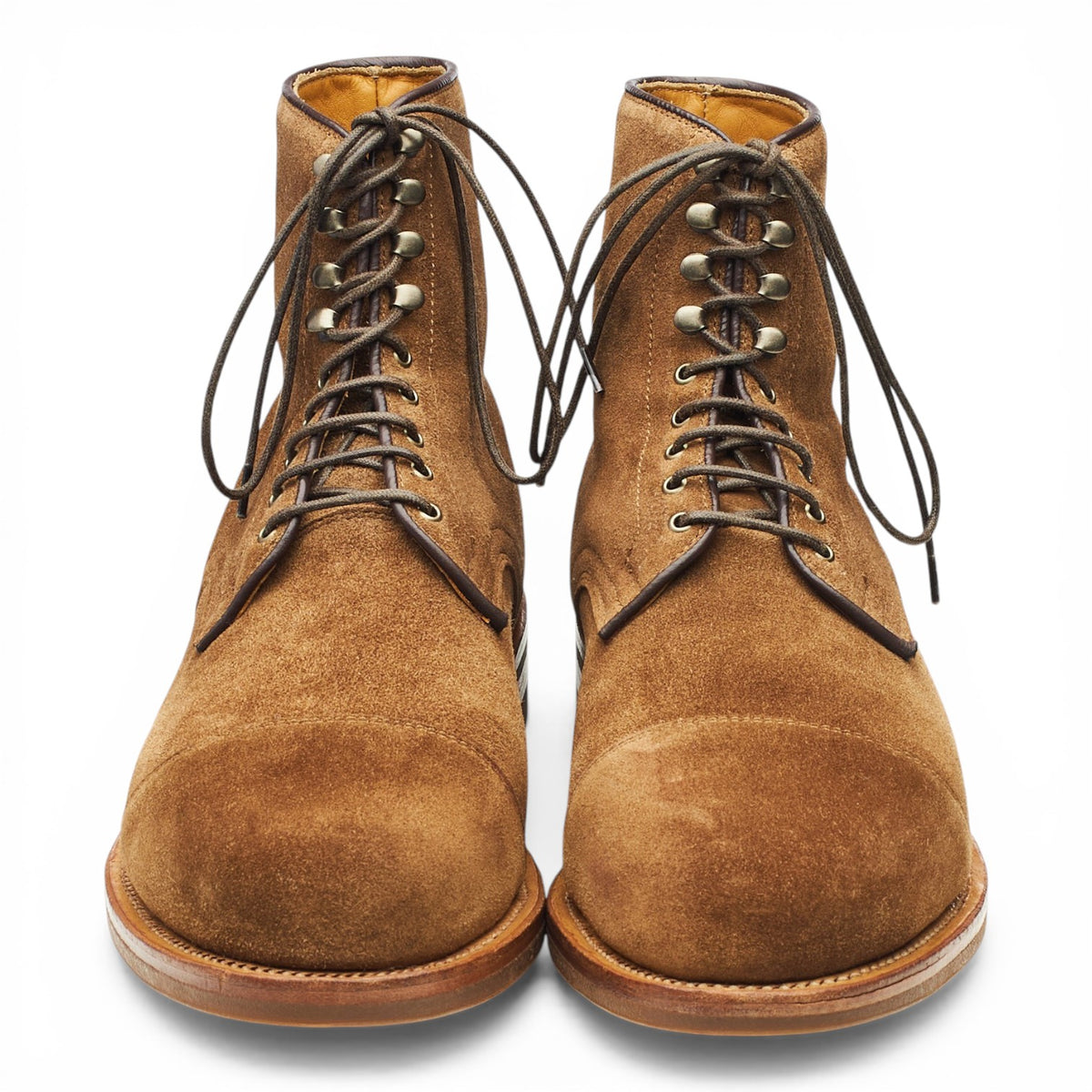 'Halkett' Tan Brown Suede Boots UK 7.5