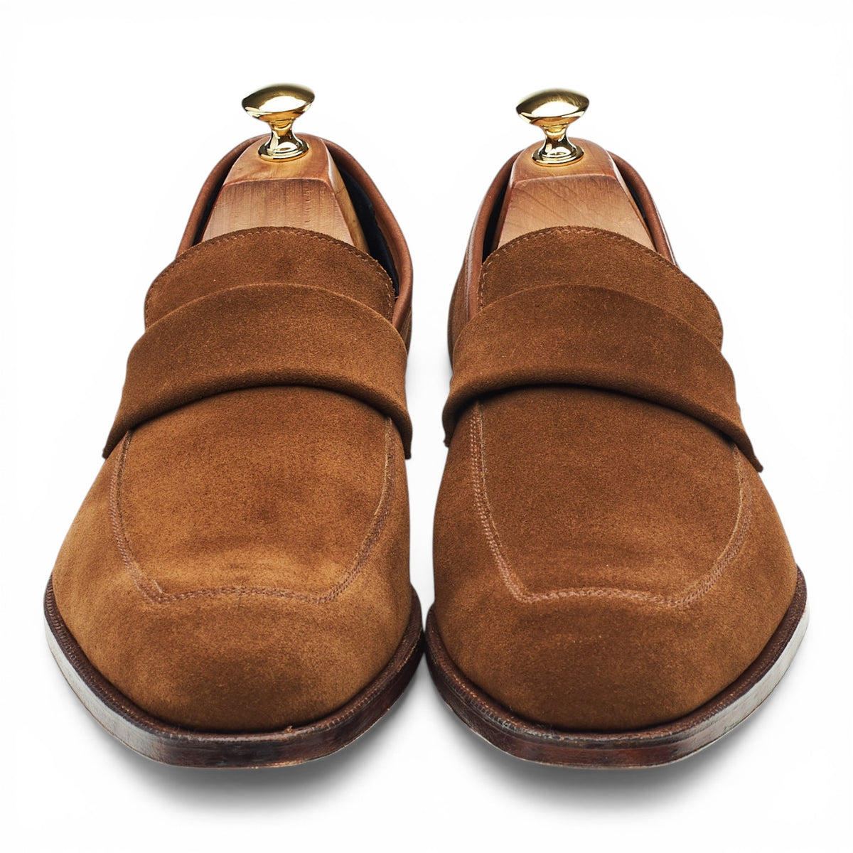 Richard James 'Walton 2' Snuff Brown Suede Unlined Loafers UK 10 E