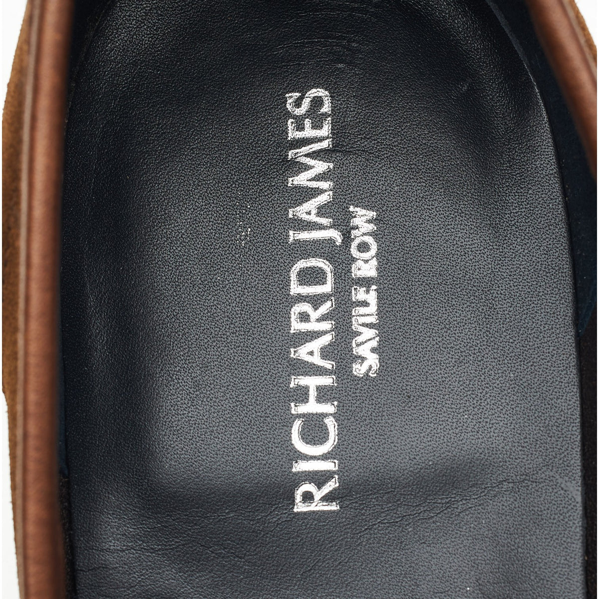 Richard James 'Walton 2' Snuff Brown Suede Unlined Loafers UK 10 E