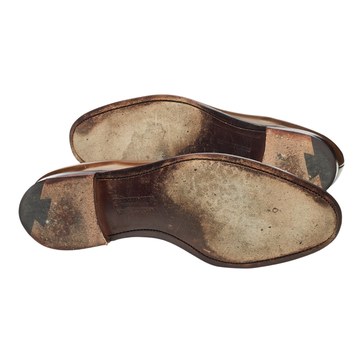 'Cavendish 2' Brown Cordovan Leather Tassel Loafers UK 9 E