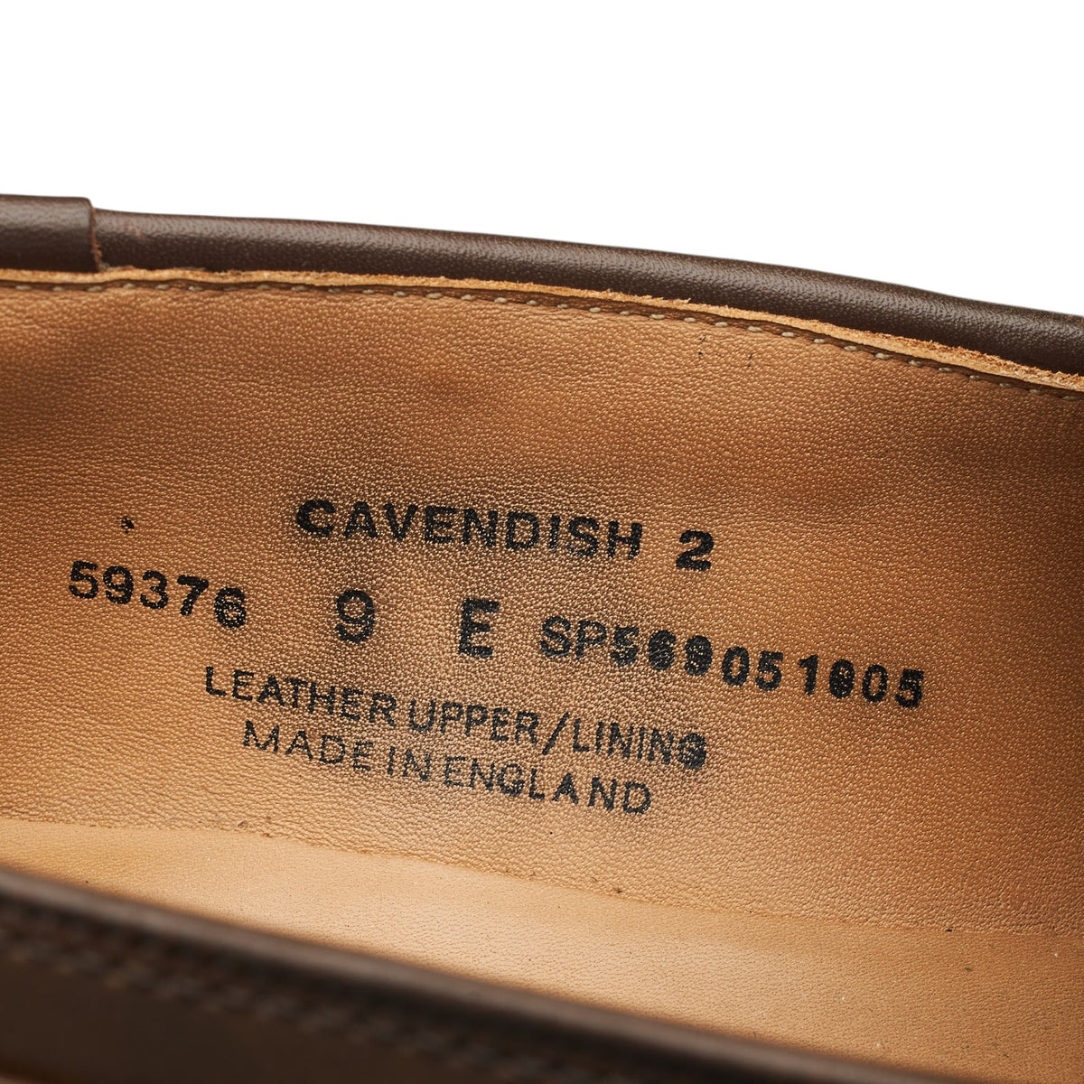 'Cavendish 2' Brown Cordovan Leather Tassel Loafers UK 9 E