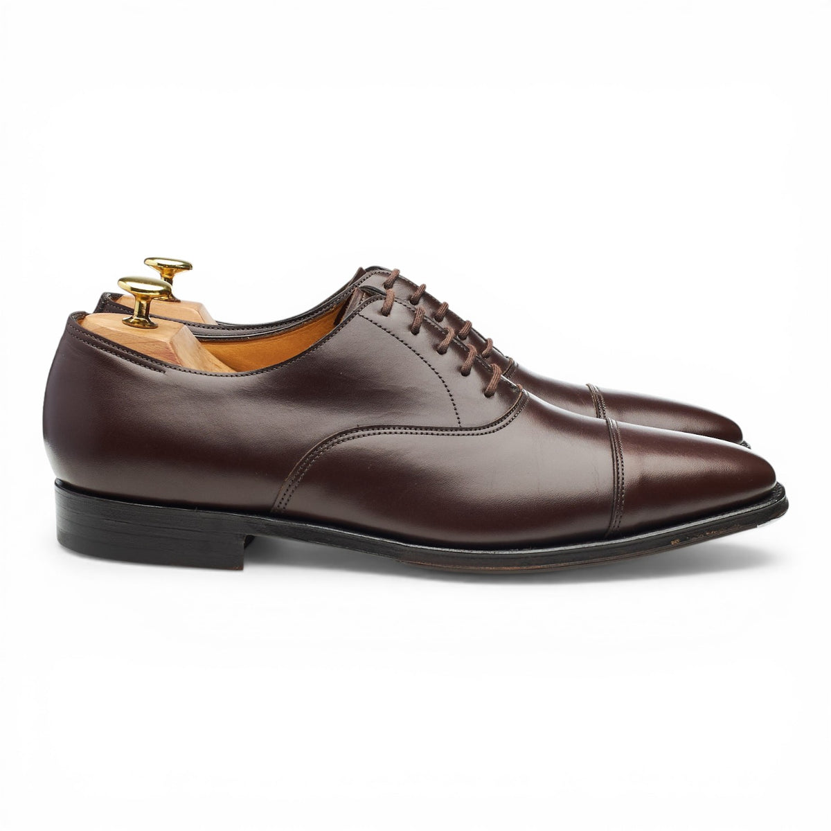 'Kennet' Dark Brown Leather Oxford UK 9 E