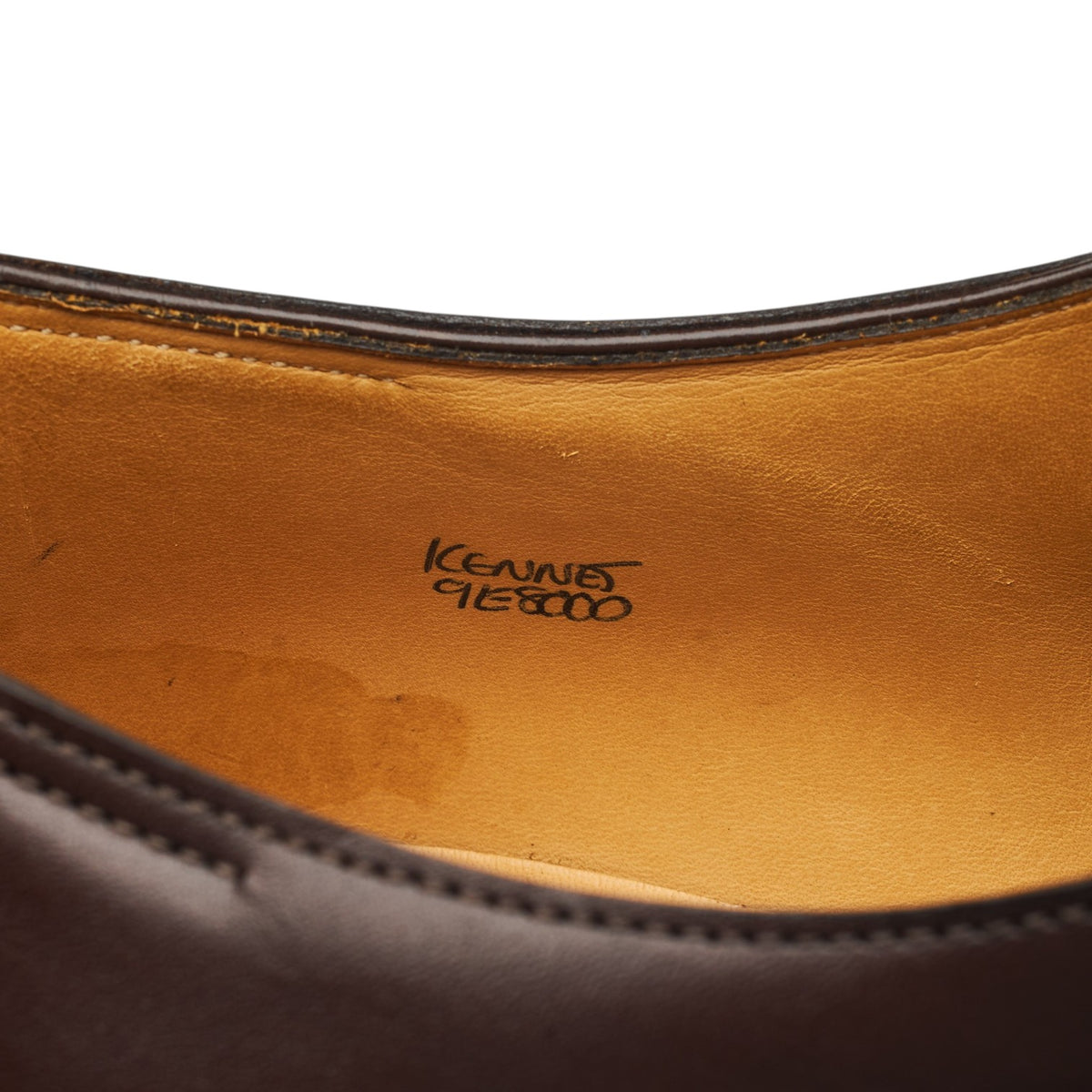 'Kennet' Dark Brown Leather Oxford UK 9 E