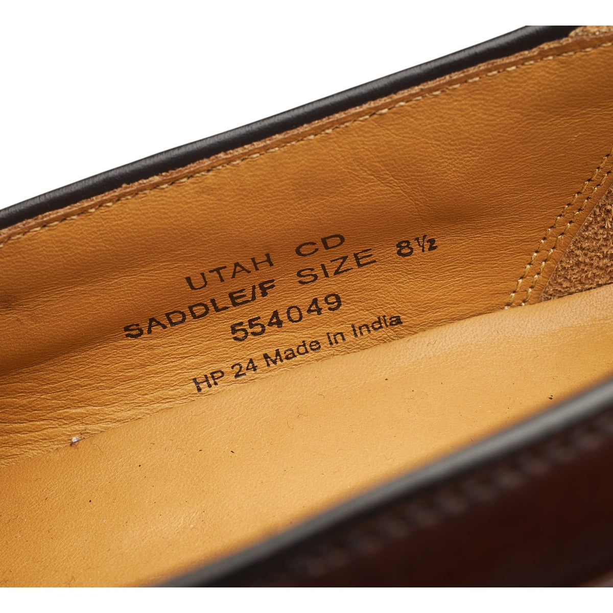 'Utah' Brown Leather Tassel Loafers UK 8.5 F
