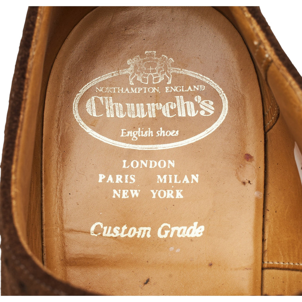 'Chetwynd' Brown Suede Oxford Brogues UK 9.5 G