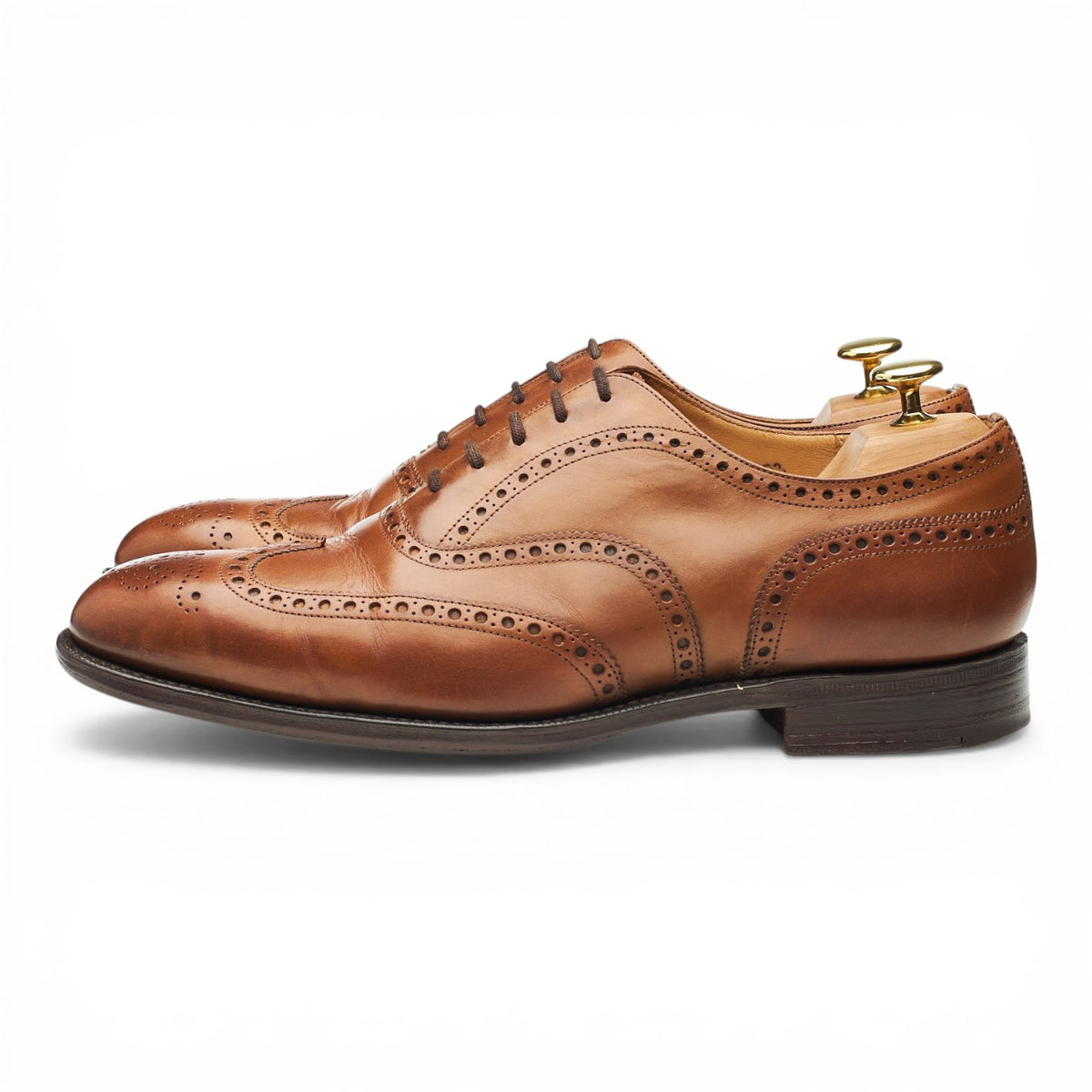'Chetwynd' Brown Leather Oxford Brogues UK 8.5 G