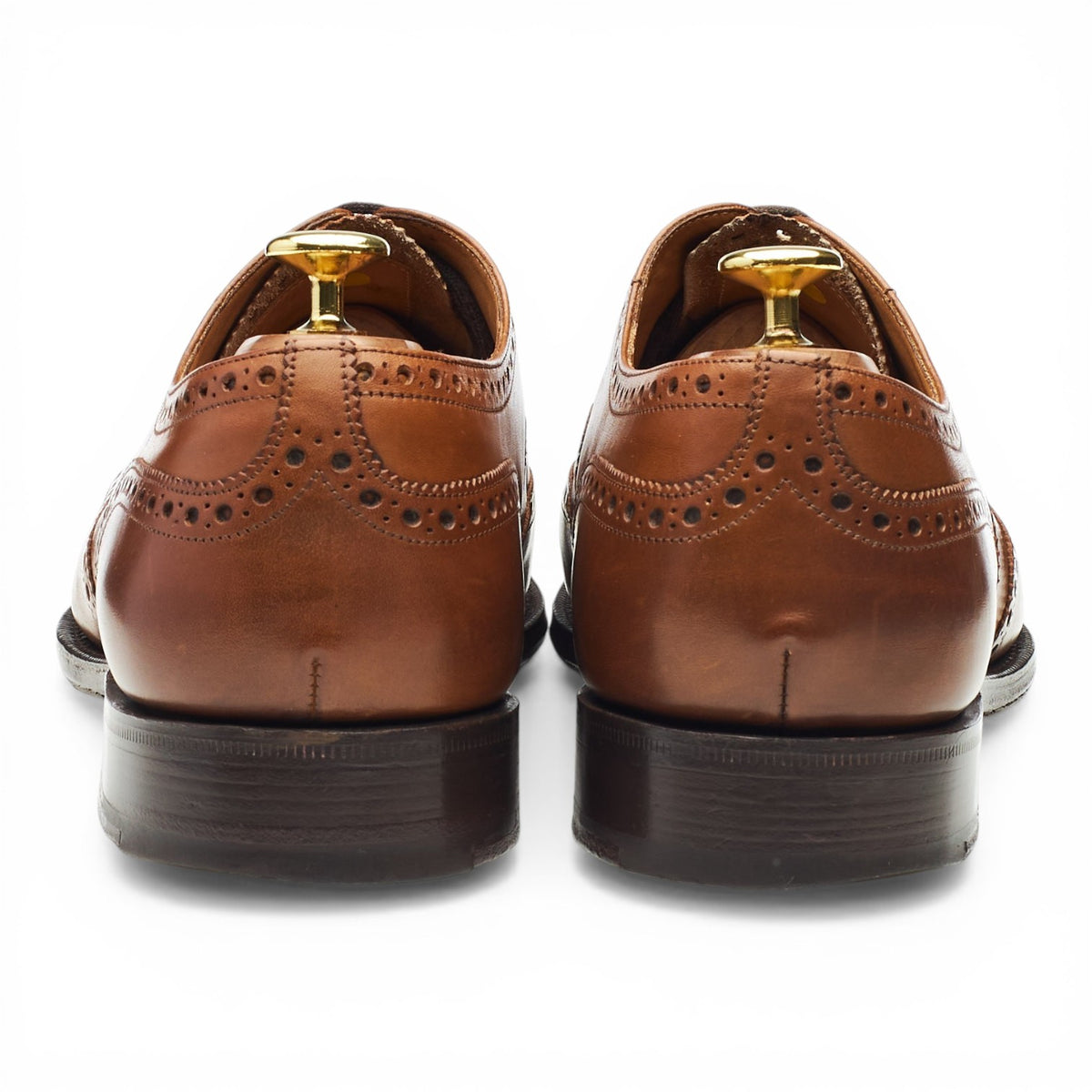 'Chetwynd' Brown Leather Oxford Brogues UK 8.5 G