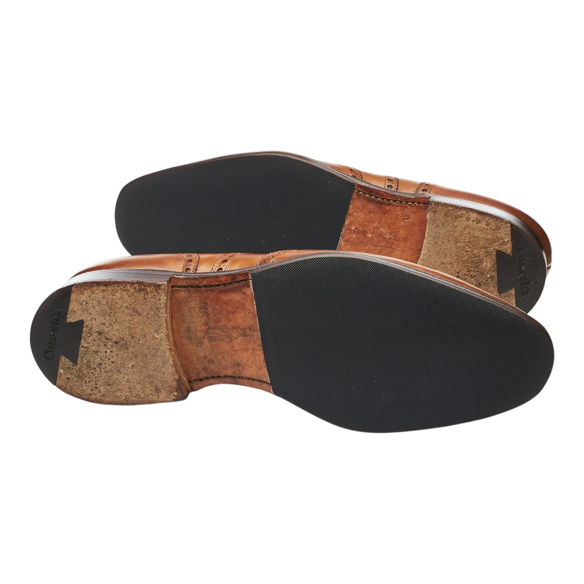 'Chetwynd' Brown Leather Oxford Brogues UK 8.5 G