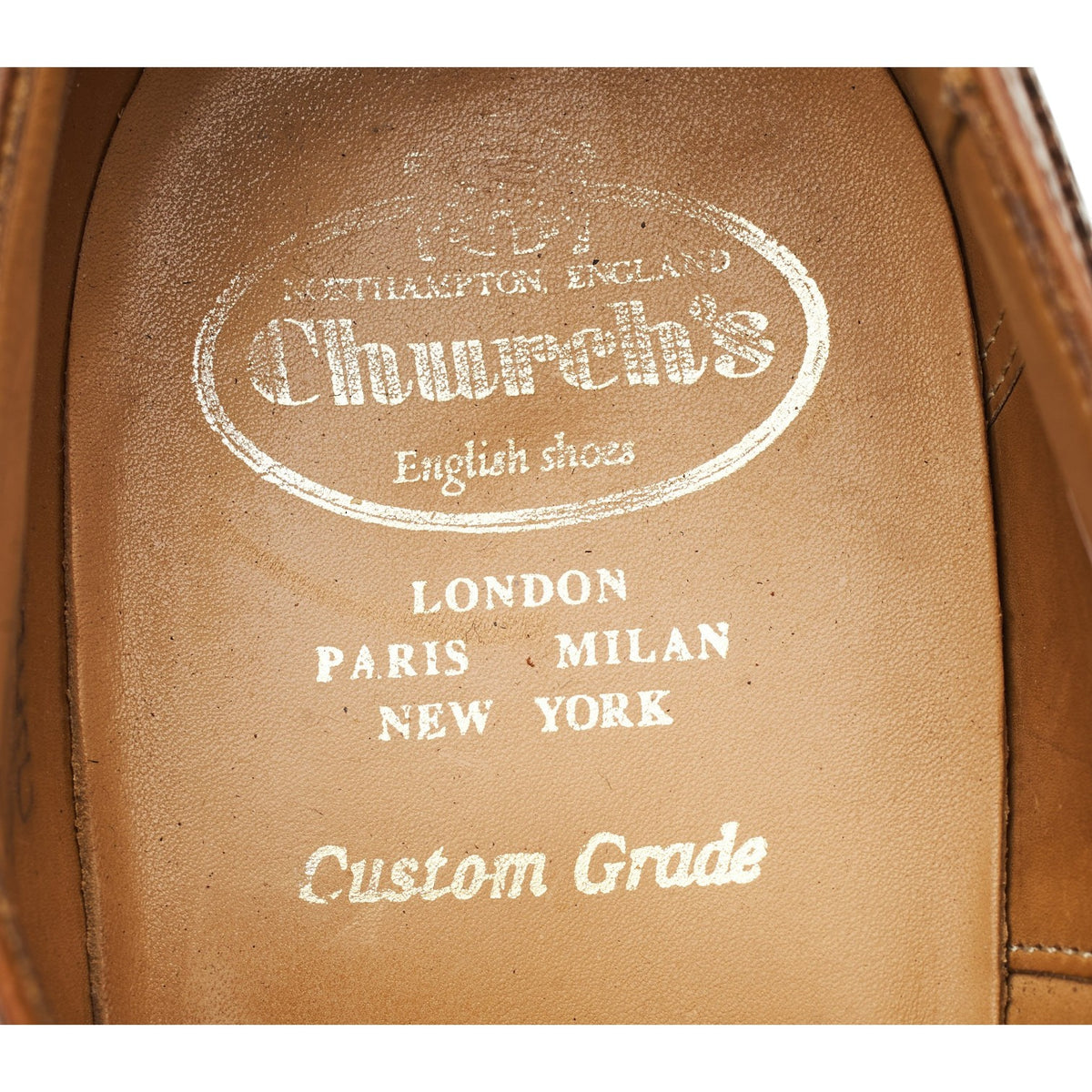 'Chetwynd' Brown Leather Oxford Brogues UK 8.5 G
