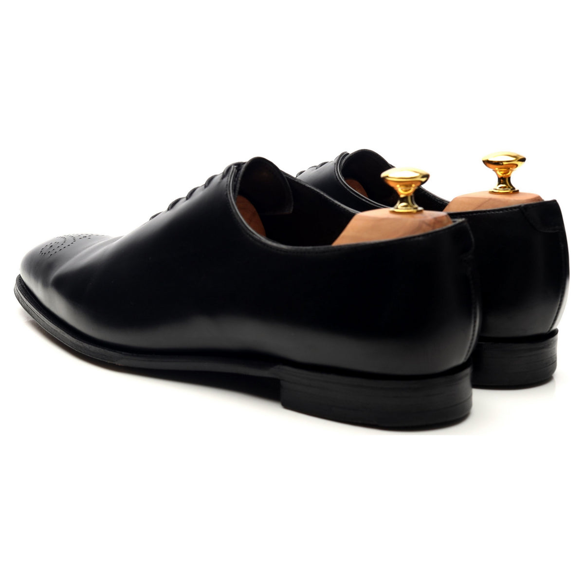 &#39;Weymouth&#39; Black Leather Oxford UK 11 E