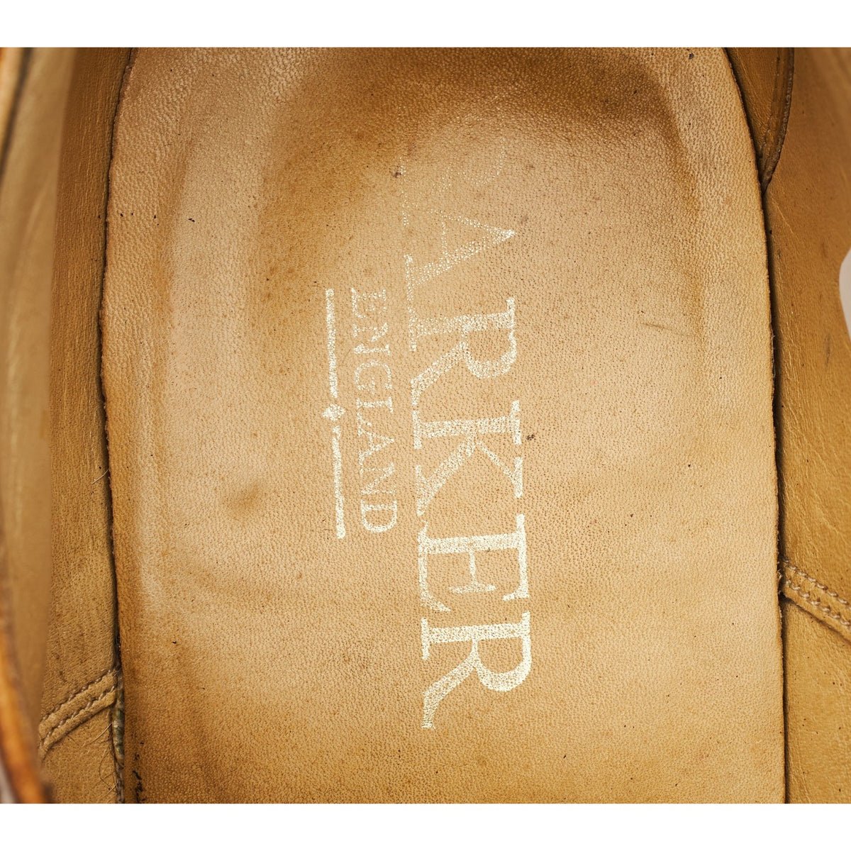 Tan Brown Leather Derby Brogues UK 11 F